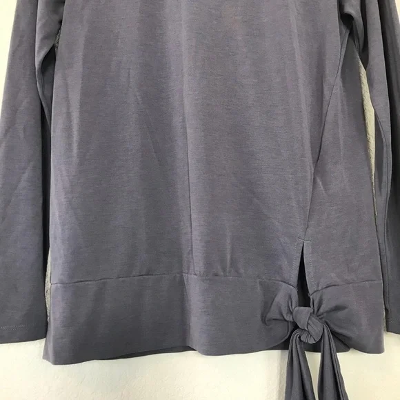 Banana Republic LS front tie sand wash top sz S - Picture 3 of 7